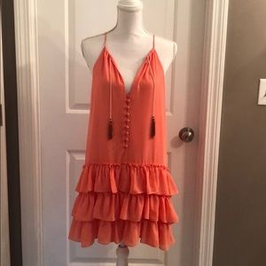 MISA Los Angeles Coral Dress